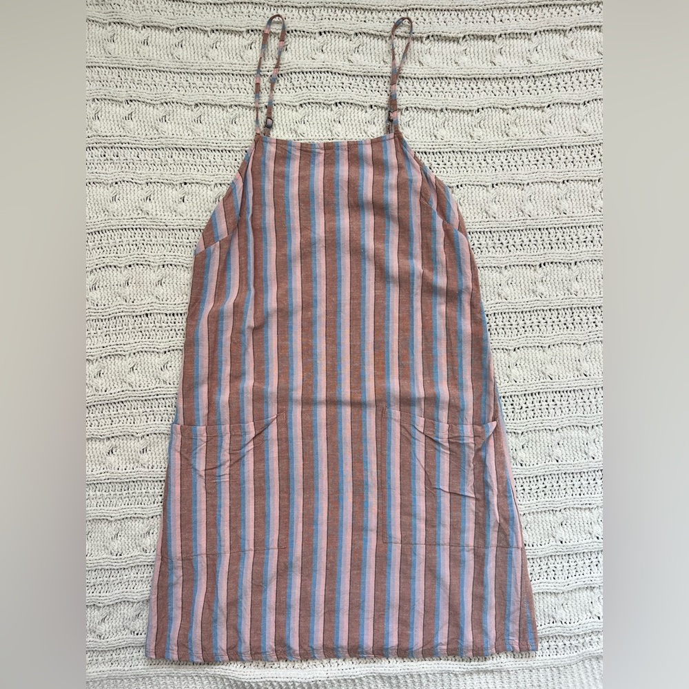 Billabong Pink and Blue Striped Top